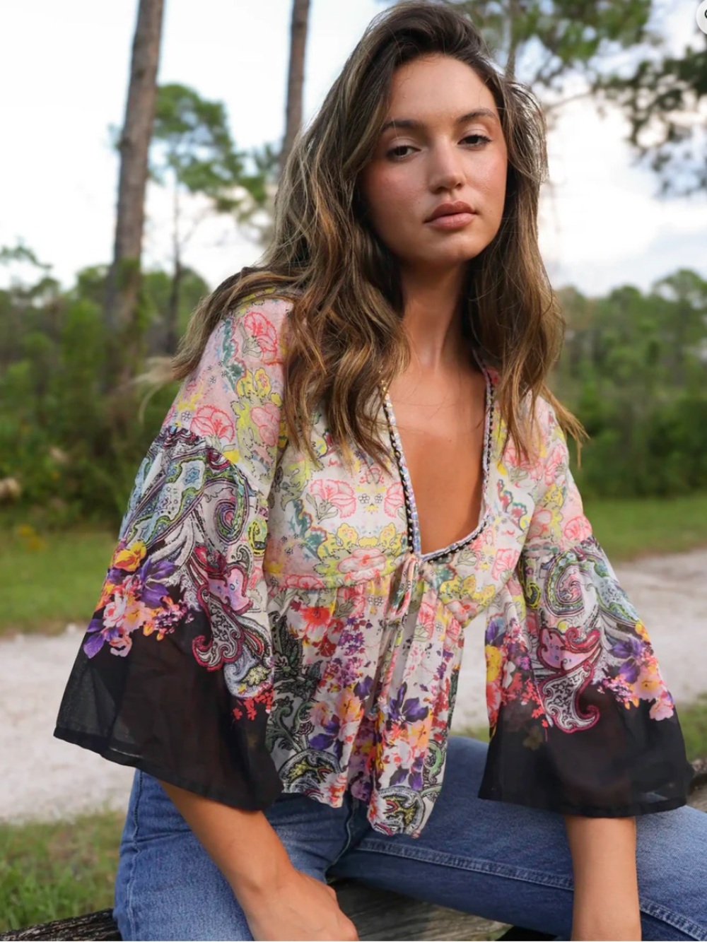 NWT Natural Life Isabella Blouse